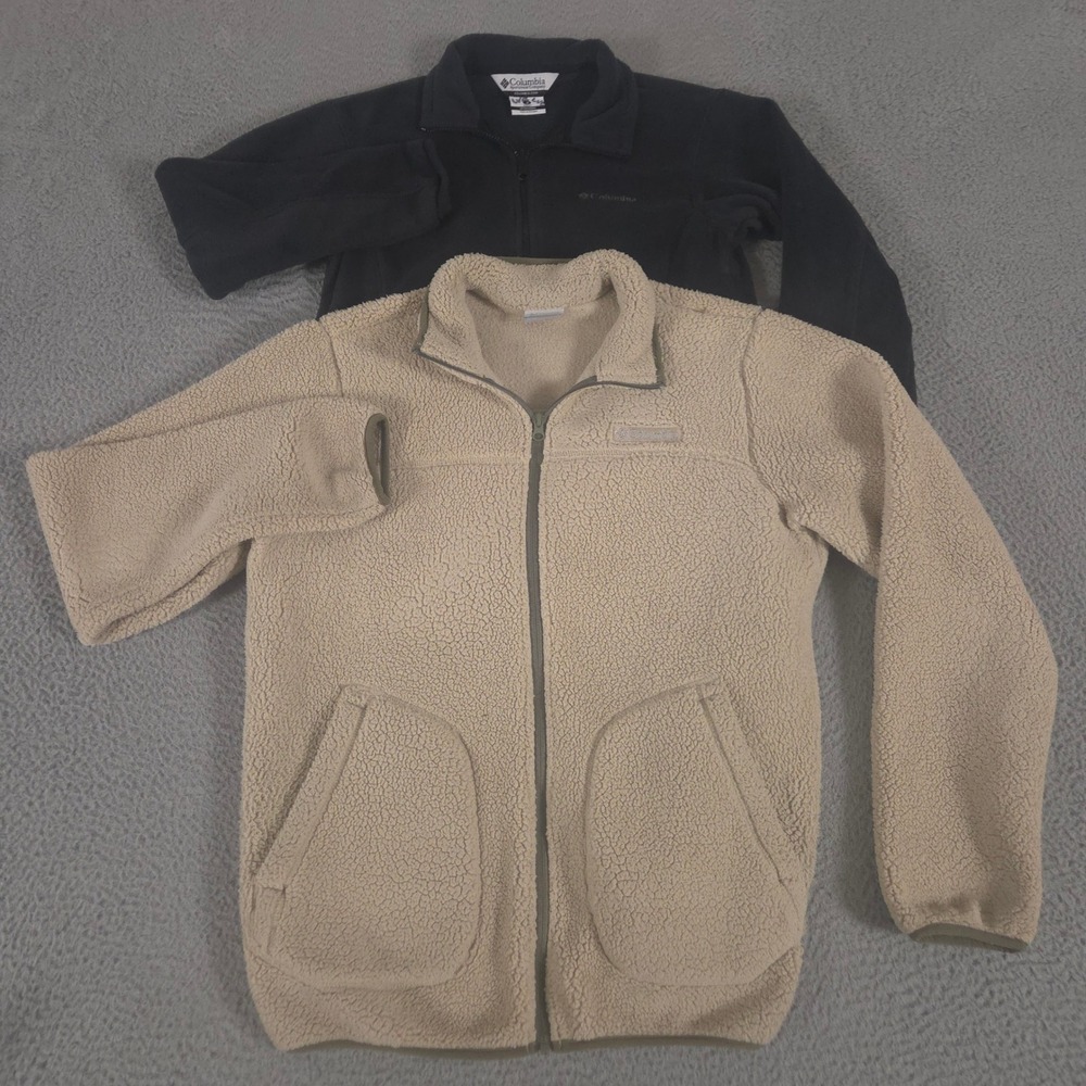 LOT OF 2 Columbia Jacket Womens S Multi Benton Springs Interchange Sherpa Fleece